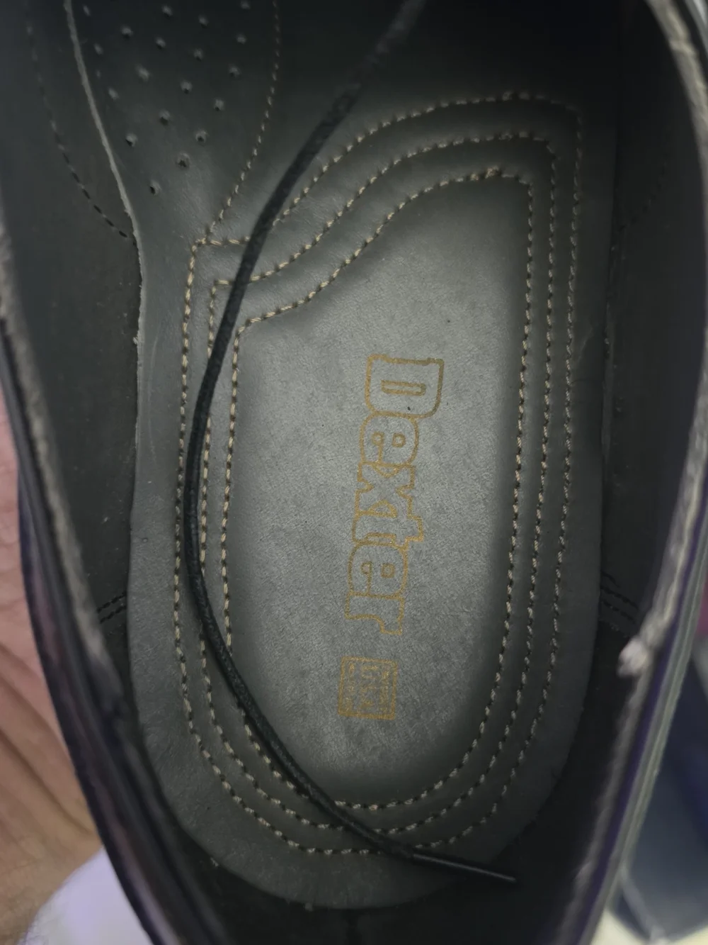 Dexter Black Cap-Toe Oxford Lace-Up Dress Shoes